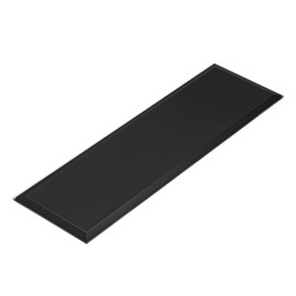 Black Matte Glass Subway Tiles for Bathroom Kitchen Shower Backsplash Wall (55 Pcs, 12 sq.ft.)