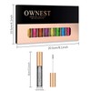 Freeorr 10 Colours Liquid Glitter Eyeliner, Metallic Shimmer Glitter Eyeshadow,