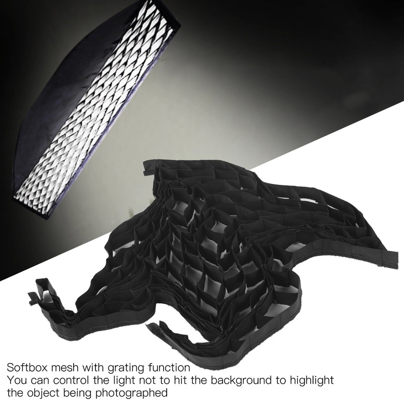 60x60cm Portable Softbox Cellular Grid Mesh for Photography Shooting Studio