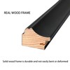 ASXBMIJO 21x30 inch Picture Frame Solid Wood Black,Suitable for Panoramic