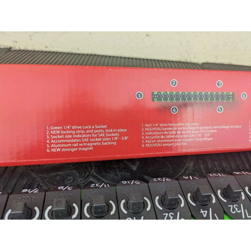 Snap-on #bf267 NEW Snap-on Tools LAS14SG Green 1/4" Drive SAE