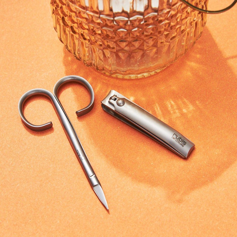 Rubis Classic Nail Scissors Curved – High Quality Pointed Professional
