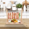Triceratops Bacon Display Rack, Wood Bacon Serving Dishes, Bacon Hanger