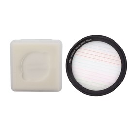Colorful Streak Star Filter Micro SLR Camera Dot to Line Filters Special Effects Camera Filters for Night Scenes 49mm