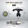 YYMT 12 PCS Golf Shoe Spikes, TPU Replacement Cleats with