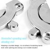 Pack of 2 Table Top Connectors, Table Connectors, Worktop Connectors,