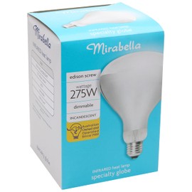 Mirabella 275W ES Globe Heat Lamp