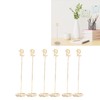 6pcs Metal Wedding Table Numbers Rust Prevention Thickened Tall Table