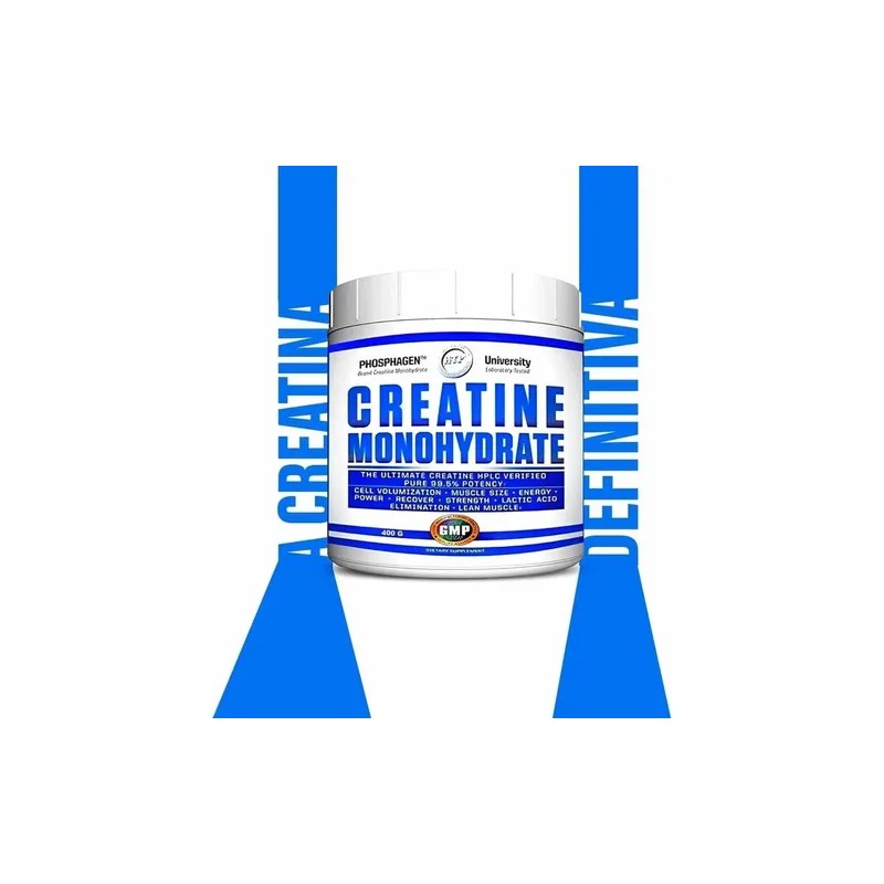Creatina Monohidratada Hi Tech Hplc Pura Fosfageno 400 Gr
