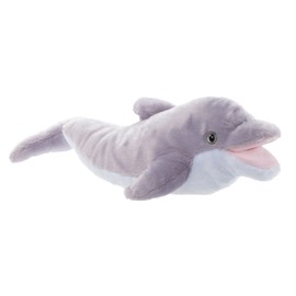 The Petting Zoo Dolphin Hand Puppet Stuffed Animal Plushie, Gifts for Kids, Puppetz Animals, Dolphin Interactive Puppets Plush Toy 19 Inches