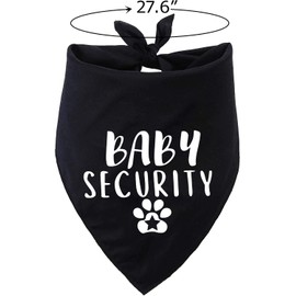 Pawskido Baby Security Dog Bandana,Reversible Triangle Bibs Pet Scarf