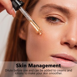 Rose Essential Oil 100% Pure & Natural Organic (3.3 Fl. Oz) for Humidifiers, Skin Care, Massage, Aromatherapy, Premium Delicate Grade with Glass Dropper for Air Freshening, Cleaning, Home