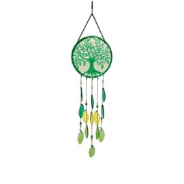 Continental Art Center Inc. CAC3410950 Wind Chime, Green, Yellow