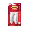 Command White Wire Hooks, Organize Damage-Free, 2-Hooks, 4-Strips (17068ES)