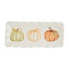 Mud Pie Pumpkin Everything Plates, 4" x 9", MULTI