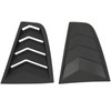 SCITOO Matte Black ABS Rear Side Window Louvers Air Vent