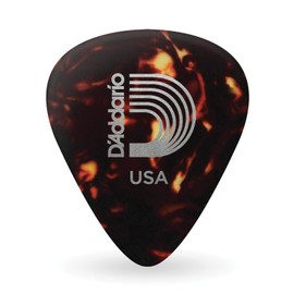 Planet Waves Classic Celluloid 1CSH4-10 - Set de 10 Púas de Guitarra, Medium (0.7 mm), Marrón (Shell)