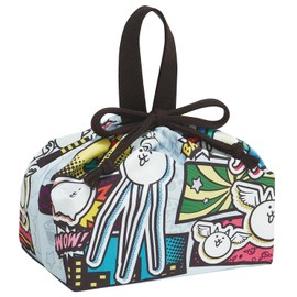 Skater KB7SN-A Children's Bento Lunch Drawstring Bag, 26, For Boys and Girls, Made in Japan
