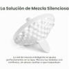 SmartShake Reforce Blanco Botella Mezcladora de Acero Inoxidable 900 ml,