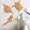 Threehoney 3 Pcs Boho Beach Wall Decor Summer Coastal Wicker