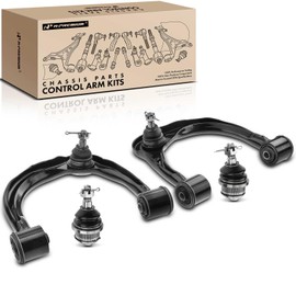 A-Premium Set of 4, Front Upper Control Arm, Lower Ball Joint, Compatible with Toyota 4Runner 2003-2009, FJ Cruiser 2007-2009, Lexus GX470 2003-2009