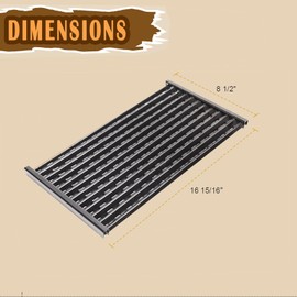 SafBbcue Grates Heat Plates Replacement Parts for Charbroil Advantage 463343819 463343819 466344116 463344116 Performance 463280419 G460-0500-W1 G359-0003-W1 Tube G466-2500-W1