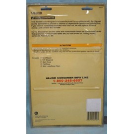 Allied New 5 Piece Mini PLIERS Set Plier End NIPPER Diagonal Bent NOSE Flat Long NOSE