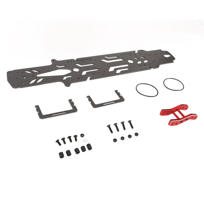 RC Car Chassis Plate Narrow Vertical High Traction Carbon Fiber