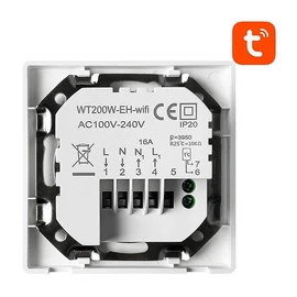Smart Thermostat AVATTO WT200-16A-W Electric Heating 16A WiFi TUYA, Black