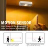 LED Motion Sensor Puck Lights, Rechargeable Under Cabinet Lighting Wireless,