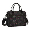 DerlonKaje Neon Cat Women's Insulated Lunch Bag Large Capacity 12L
