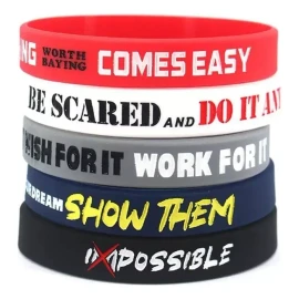 Jextech 5 Pulseras Superación Motivacion Inspiración Silicon Gym