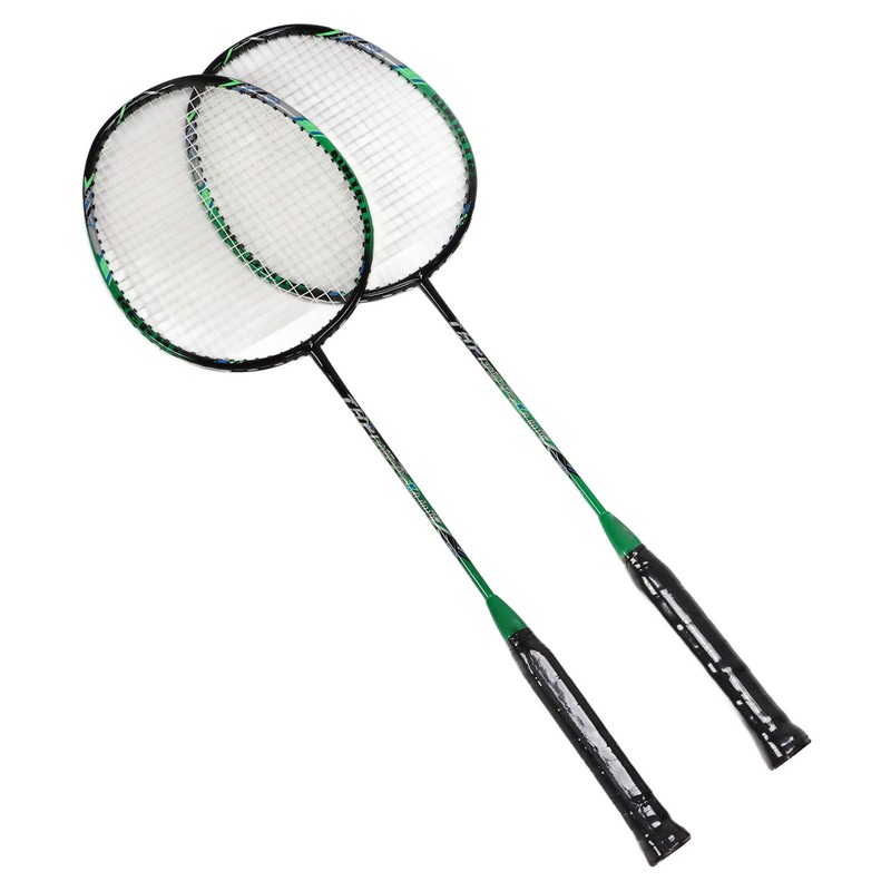 2 Pcs Carbon Fiber Badminton Rackets Ultra Light Adult for