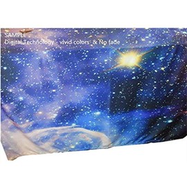 Goodbath Space Wall Tapestry, Universe Galaxy and Star in Outer Space Wall Hanging for Living Room Bedroom Dorm, 80" x 60", Colorful