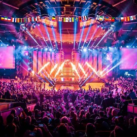 Eurovision Party Decorations Bunting Banner - 10m Eurovision 2025 37 European Flags Bunting 2025 Eurovision Song Contest Decorations for Indoor Outdoor Garden Bar Restaurant,Eurovision Party Supplies