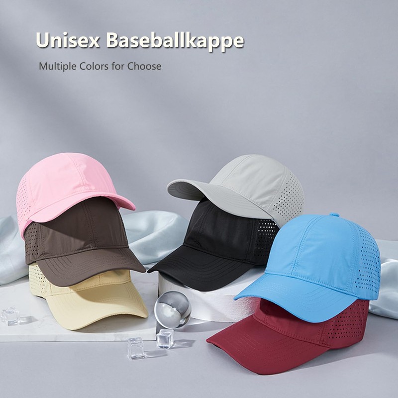 FLOBBS Unisex Baseball Cap Quick Drying Outdoor Baseball Cap, 12-Light