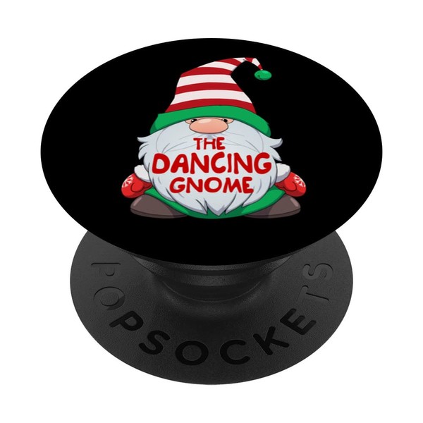 The Dancing Gnome Graphic Christmas Matching Family PopSockets Swappable PopGrip