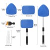 EeeKitOnline 11 pcs Window Windshield Cleaning Tool Microfiber Car Wiper