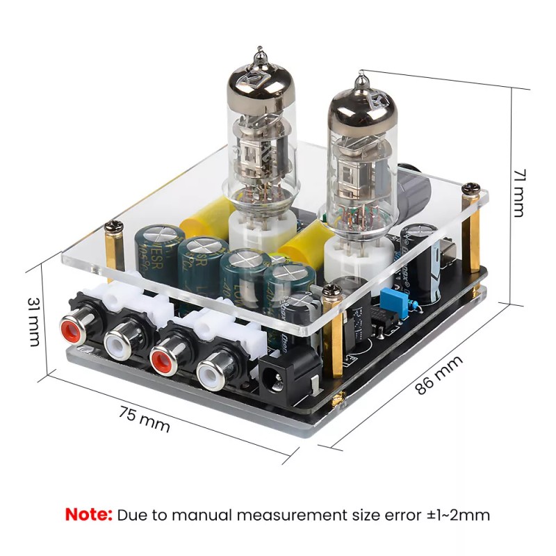 Aimiya AIYIMA Upgraded 6K4 Tube Preamplifier Amplifiers HiFi Tube Preamp