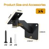 Adjustable Handrail Brackets - Heavy Duty Stair Railing Brackets with