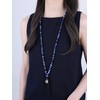 COAI OM Charm Hand Knotted Tassel Sodalite Stone 108 Mala