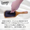 LRiLLER SWEEP Paddle Brush, Massage, Scalp Care, Comb, Promotes Circulation,
