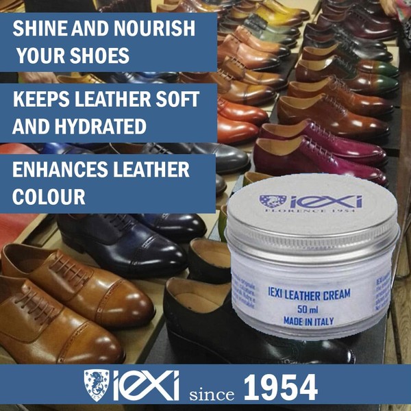 IEXI Leather Shoe Cream - Leather Cream 50ml - Cream