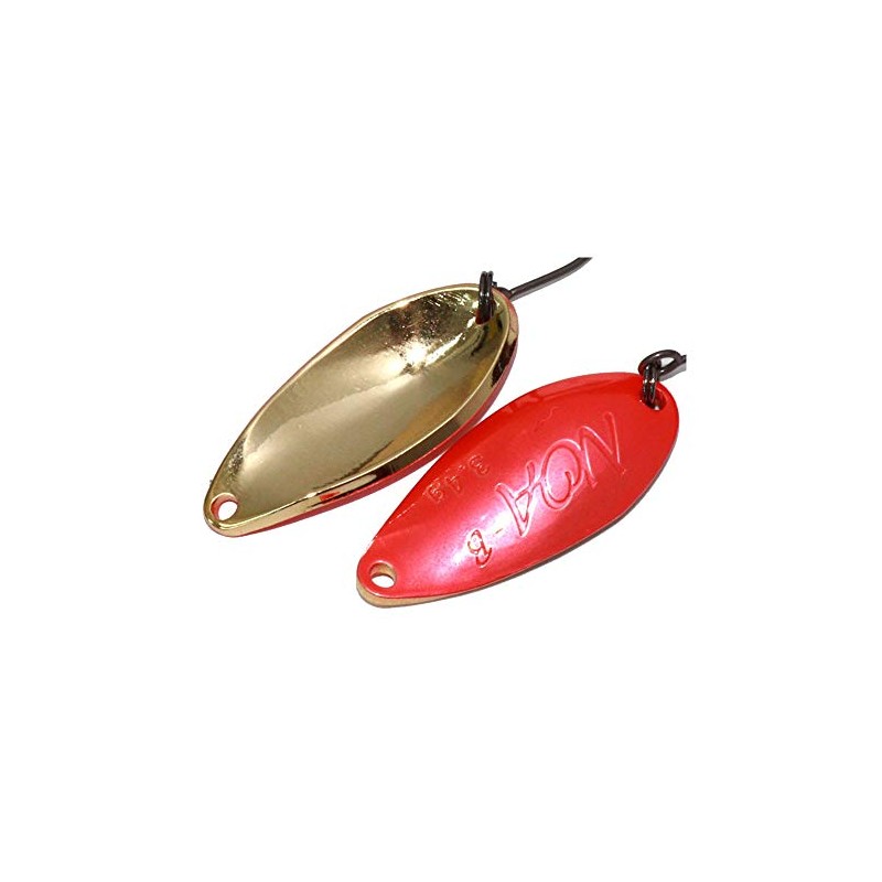 Rodiocraft Spoon, NOA-B, 0.1 oz (3.4 g), #27, Fluorescent Red,