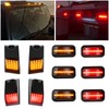 KEEGTBOX Smoke LED Cab Roof Light Kit Compatible with Hummer