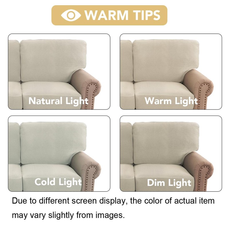 H.VERSAILTEX Multi-Pieces Sofa Covers Stretch Couch Covers Form Fitted Seats