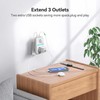TECKNET Plug Through Wireless Doorbell with AC/USB Sockets, IP65 Waterproof