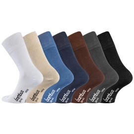 TippTexx24 12 pairs Oeko-Tex bamboo socks with odour-killer function and anti-hole guarantee in 8 colours. - 43/46