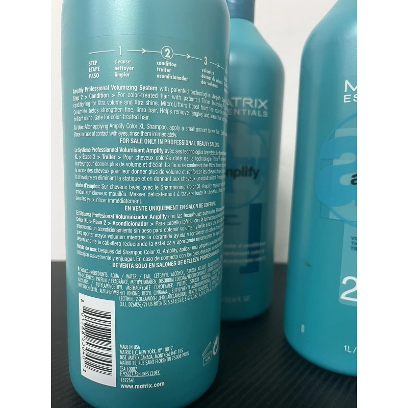 Matrix 3-Pack Matrix Essencial amp 2 Amplify Conditioner Revitalizing Color