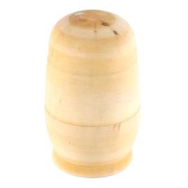 Laroal Russian Dolls 5 Pieces Wooden Matryoshka Dolls Unpainted DIY Blank Russian Wooden Dolls for DIY Gift Decorations